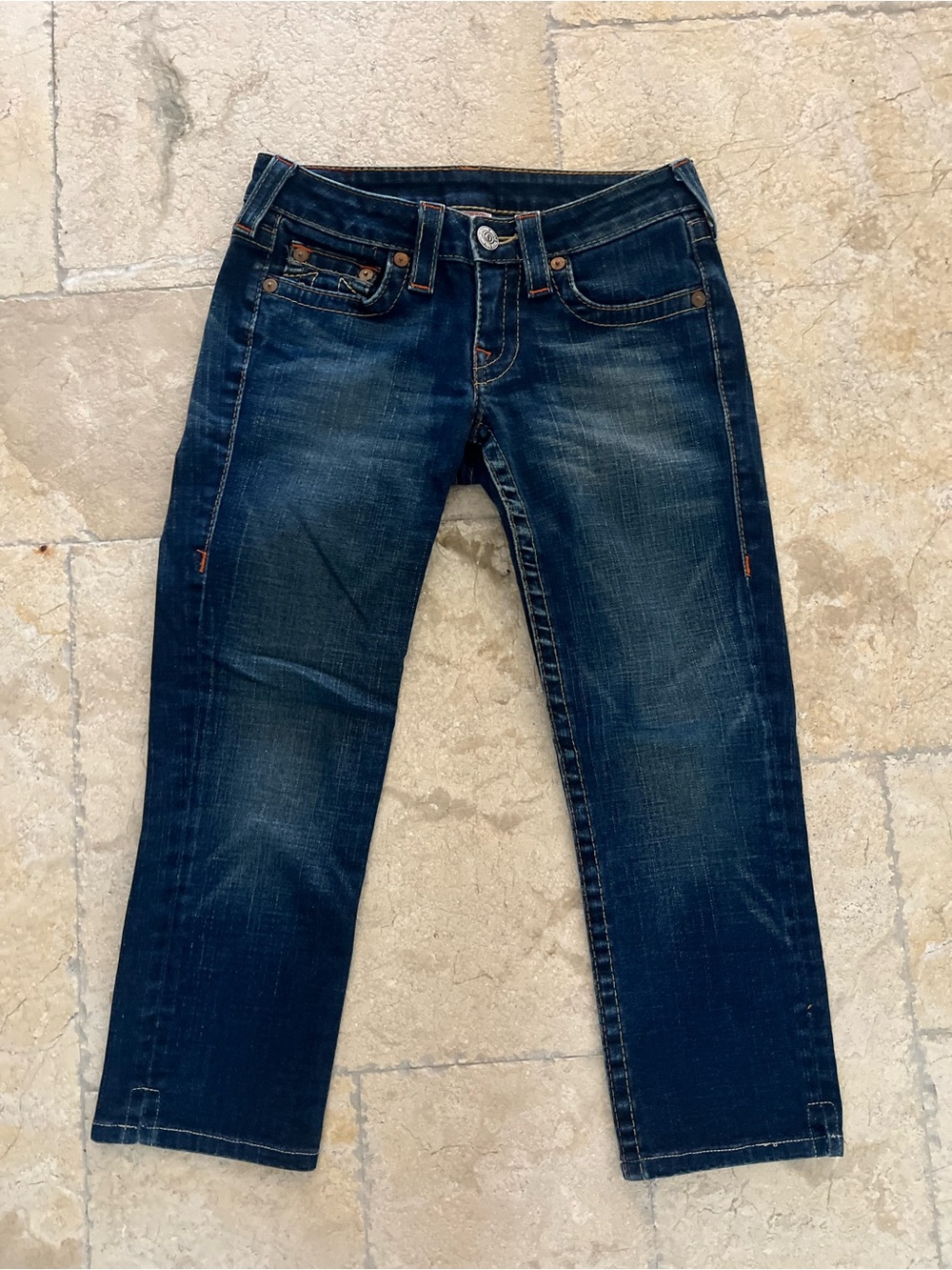 Y2K True Religion Kate Capri Jeans